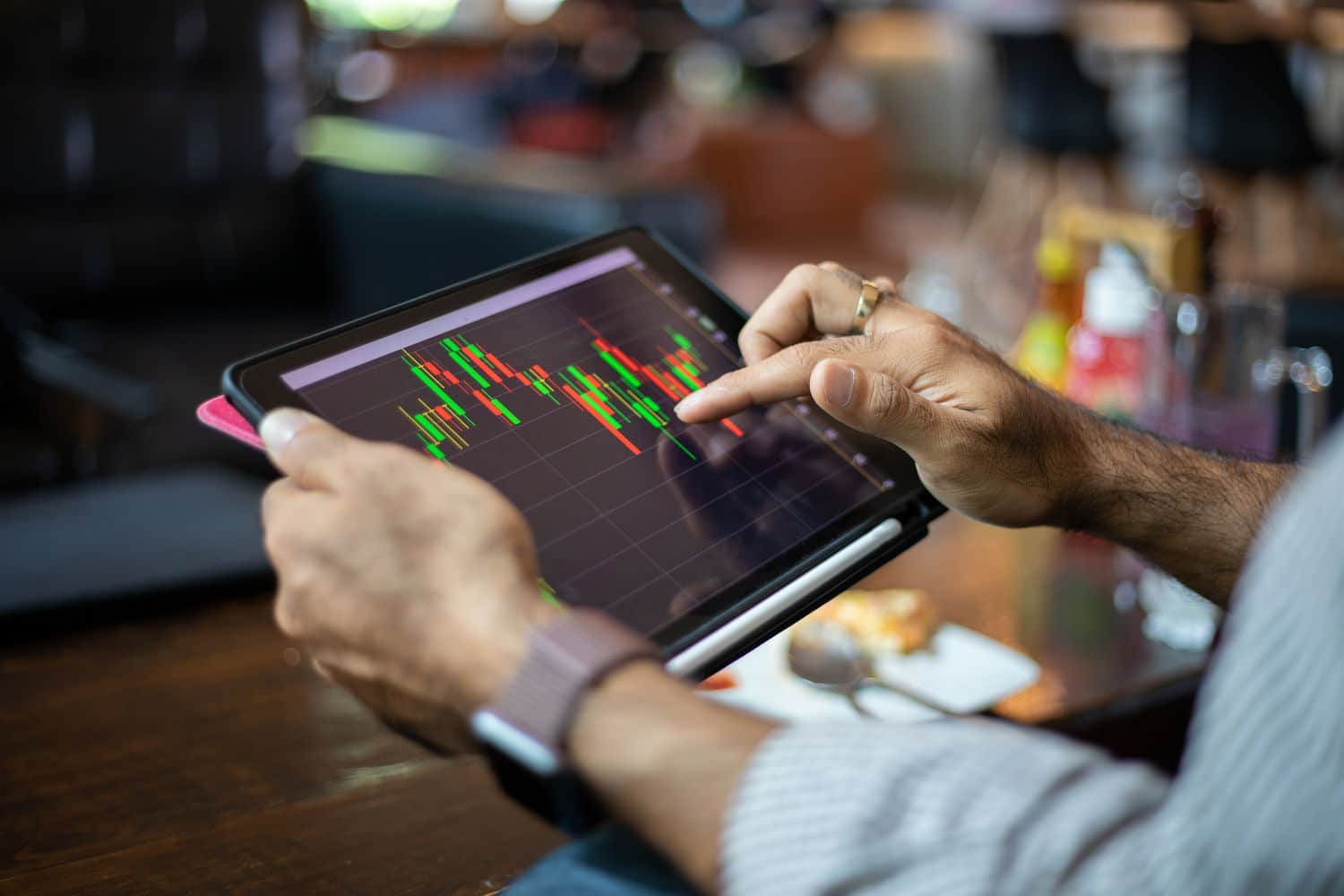 Man tracking luxury brands trends
